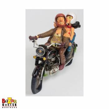 Exciting motor ride - Forchino figurine