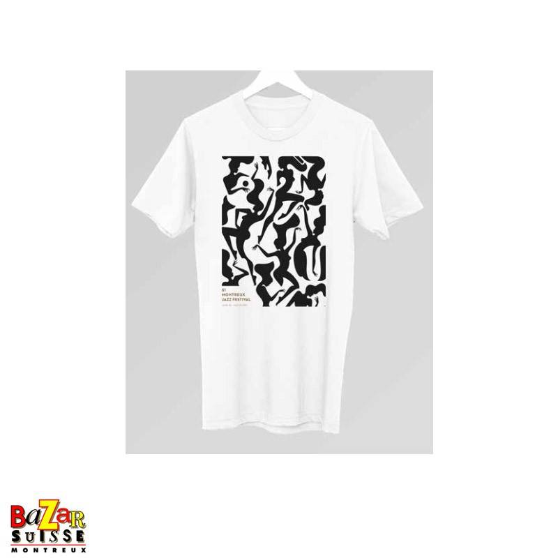Official 2017 Montreux Jazz Festival T-shirt - white