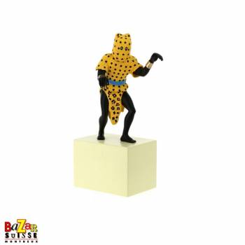 Leopard man statue