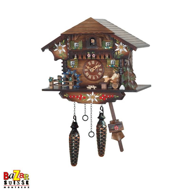 Quartz Cuckoo-clock - beer/water mill Quartz Cuckoo-clock - beer/water mill