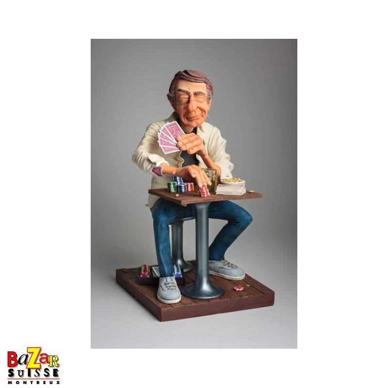 Mr. Pokerface - Forchino figurine