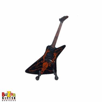 James Hetfield / Metallica - Mini-guitare en bois