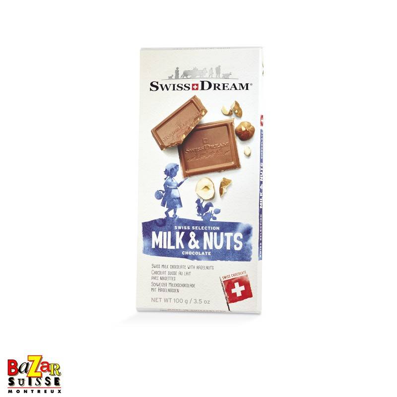 Swiss Dream Swiss Chocolate - milk and hazelnut