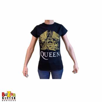 T-shirt femme Queen Crest gold