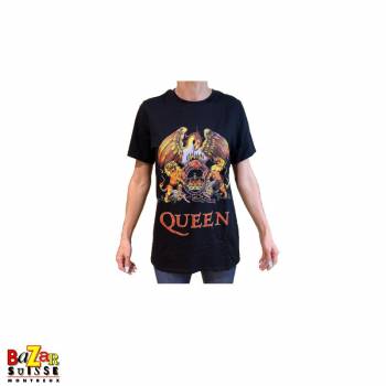 T-shirt Queen Crest noir