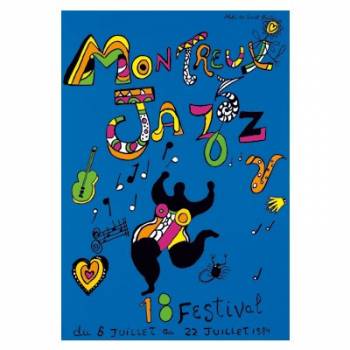 Poster Montreux Jazz Festival 1984