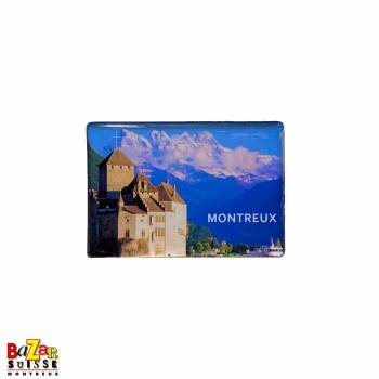 Decorative fridge magnet - Montreux/Chillon