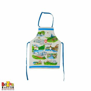 Kitchen apron - Swiss views