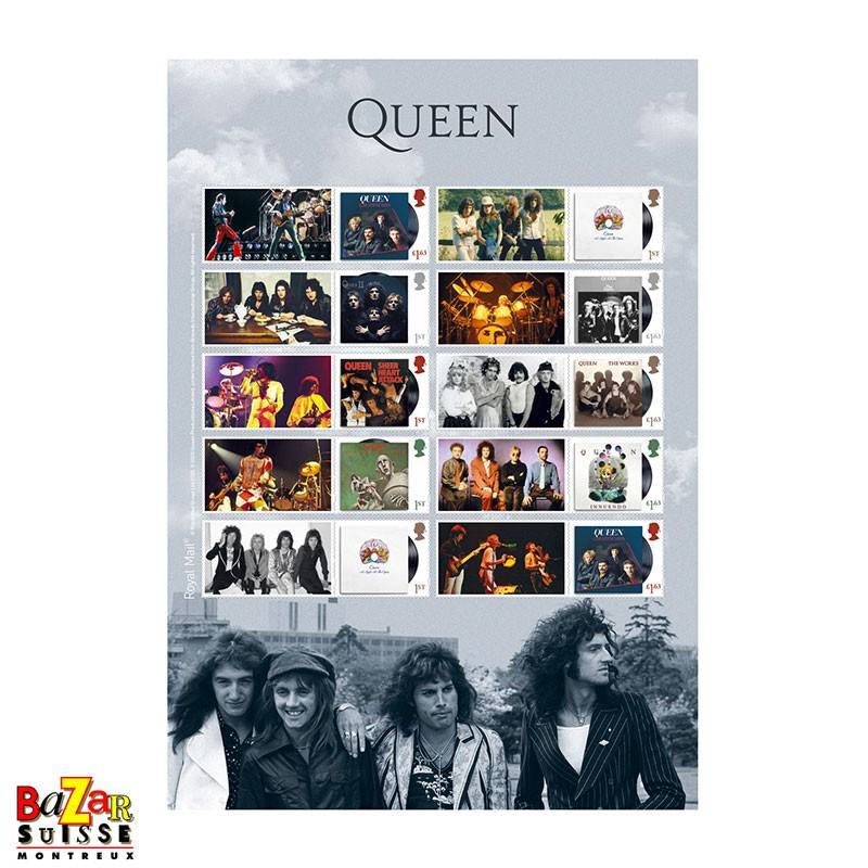 Timbres - Queen Album Cover Collector's Sheet