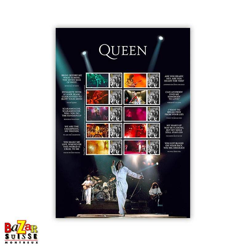Stamps - Queen Live Collector's Sheet Stamps - Queen Live Collector's Sheet