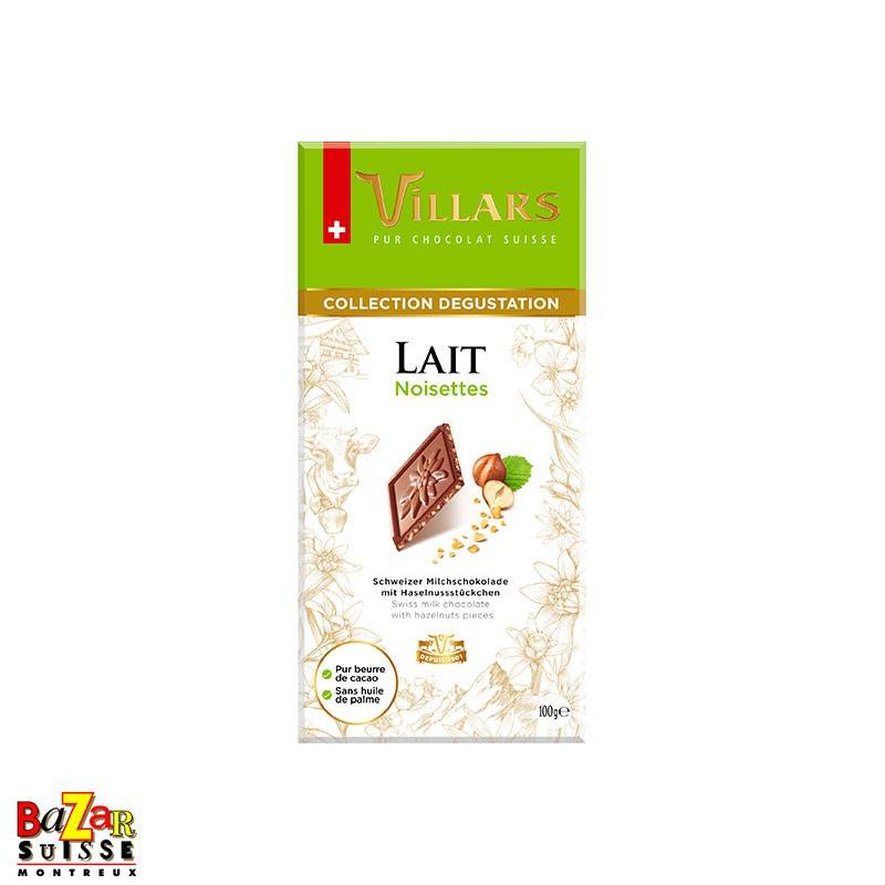 Chocolat lait noisettes