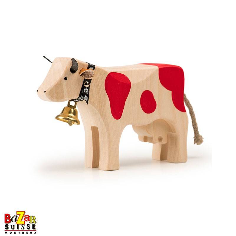 Vache en bois rouge - moyenne