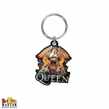 Queen Crest Metal Key Ring