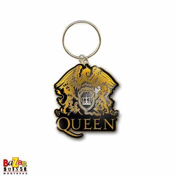 Queen Crest gold Key Ring
