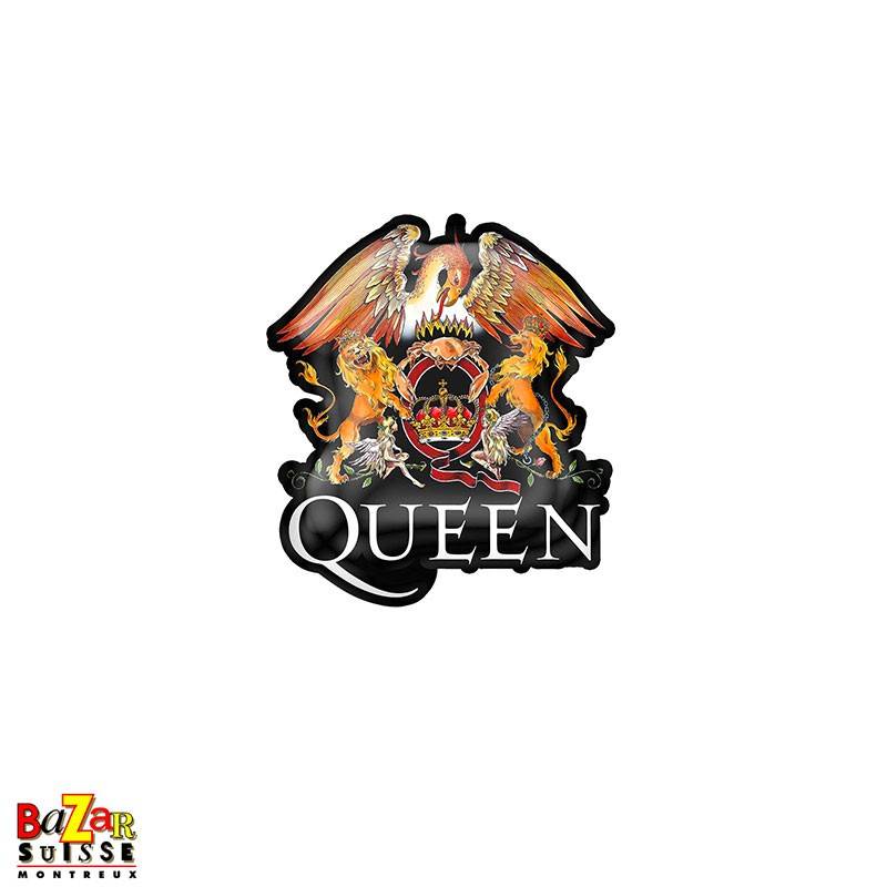 Queen Crest pin badge