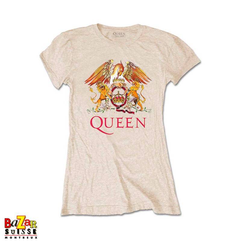 T-shirt femme Queen Crest Sand