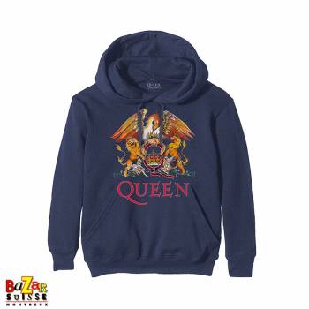 Hoodie Queen Crest navy