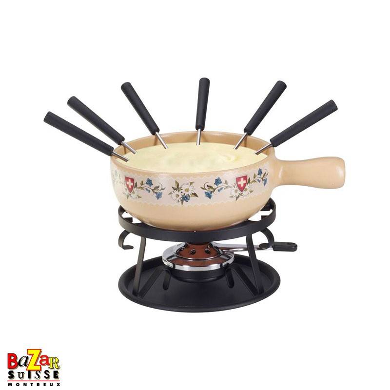 Set à fondue au fromage “Gentiane" Set à fondue au fromage “Gentiane"