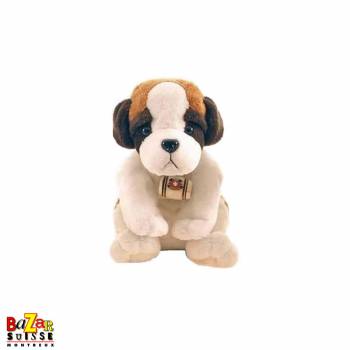 Peluche St-Bernard assis 25cm