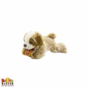 St-Bernard plush lying down