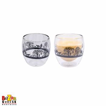 Set of 2 Poya double-walled...