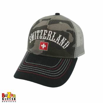 Switzerland camouflage cap