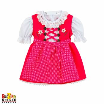 Typical Swiss folk dress -...