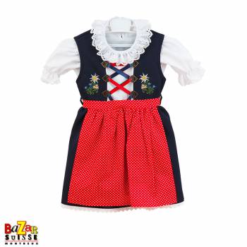 Typical Swiss folk dress -...