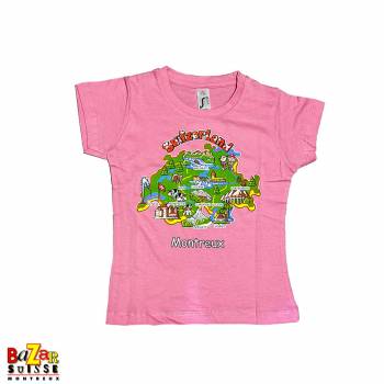 Kids T-shirt - Swiss map