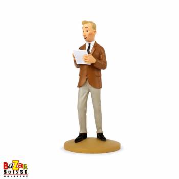 Figurine Hergé reporteur