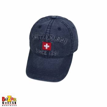 Faded blue cap