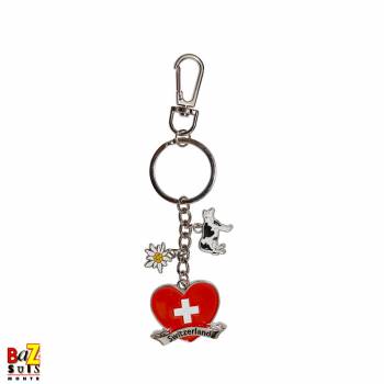 Porte-clés coeur avec...