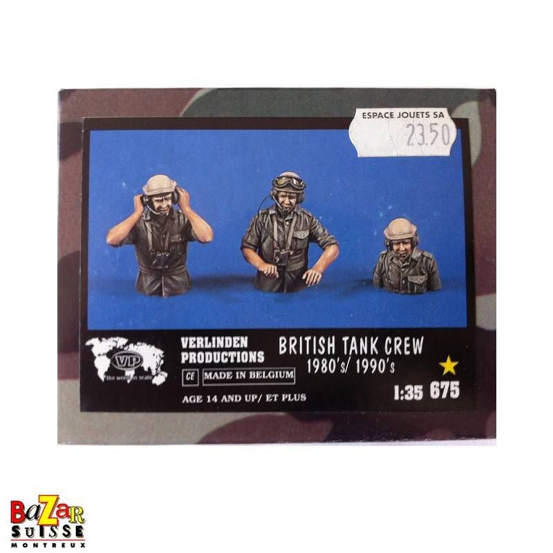 British Tank crew 1980/1990 - figurine Verlinden
