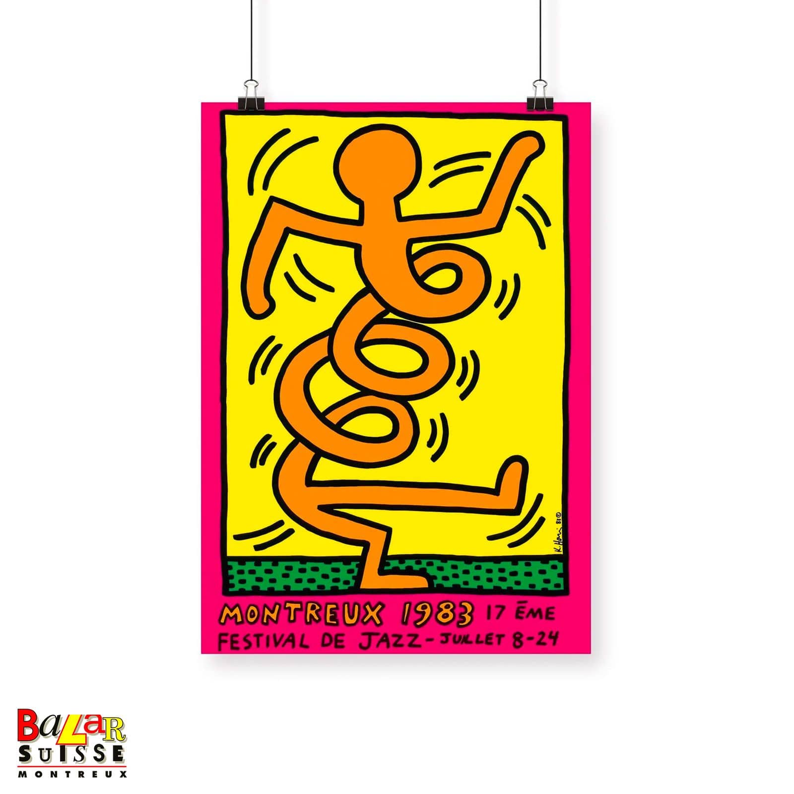 Poster du Montreux Jazz Festival 1983 – rose