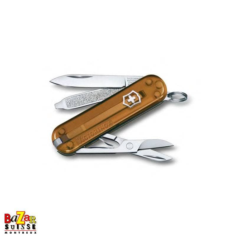 Classic SD transparent - Chocolate fudge - couteau suisse Victorinox