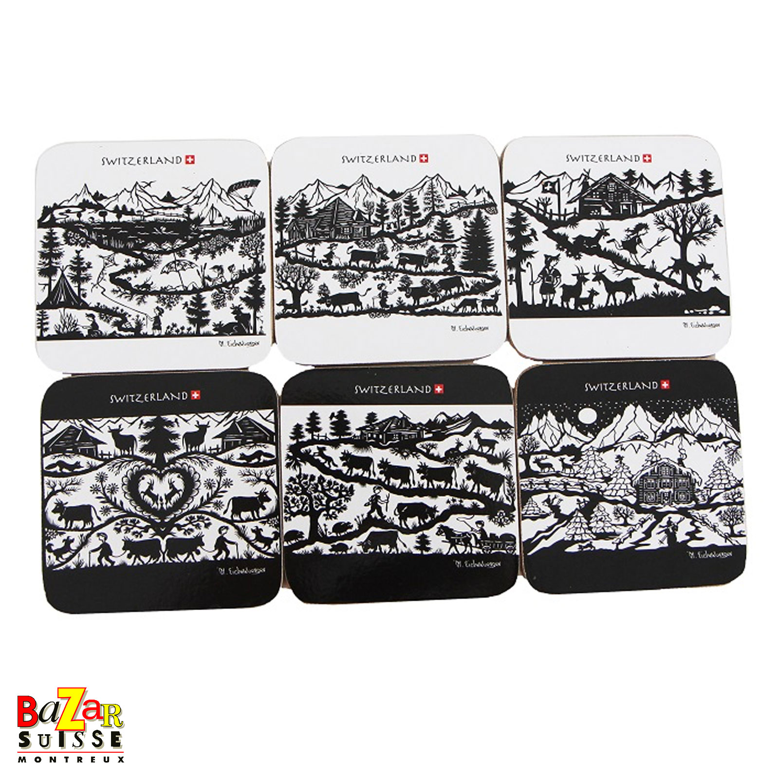 Sottobicchieri Poya - set da 6