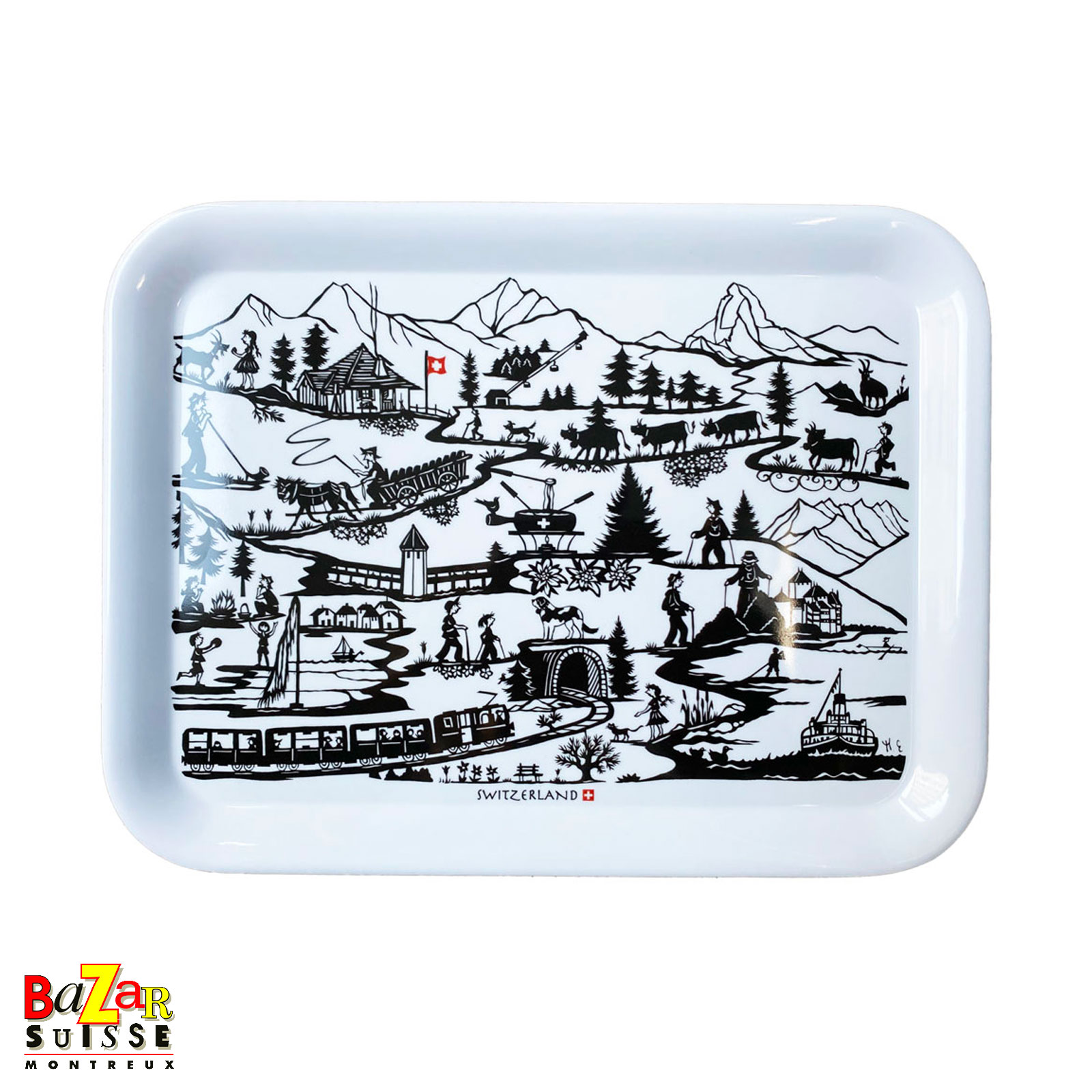 Vassoio Poya in melammina - 30 x 22 cm