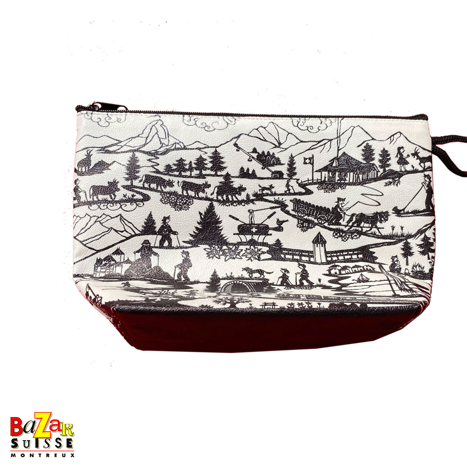 Trousse Poya à fermeture éclair - 14,5 x 22 x 7 cm
