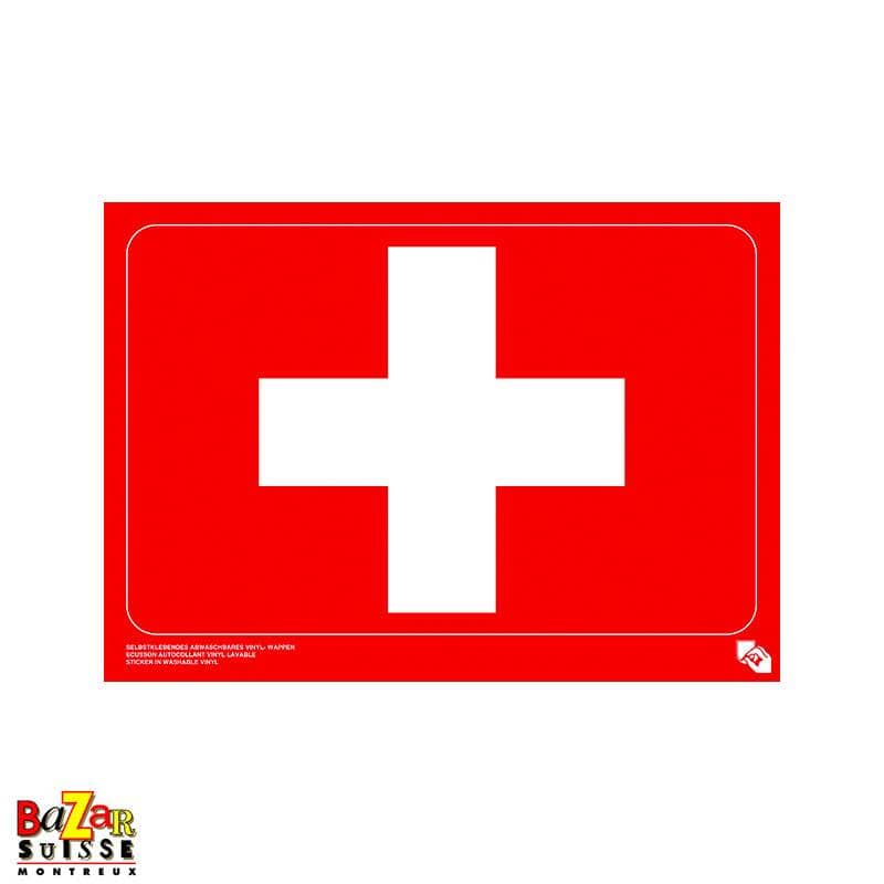 Swiss cross sticker