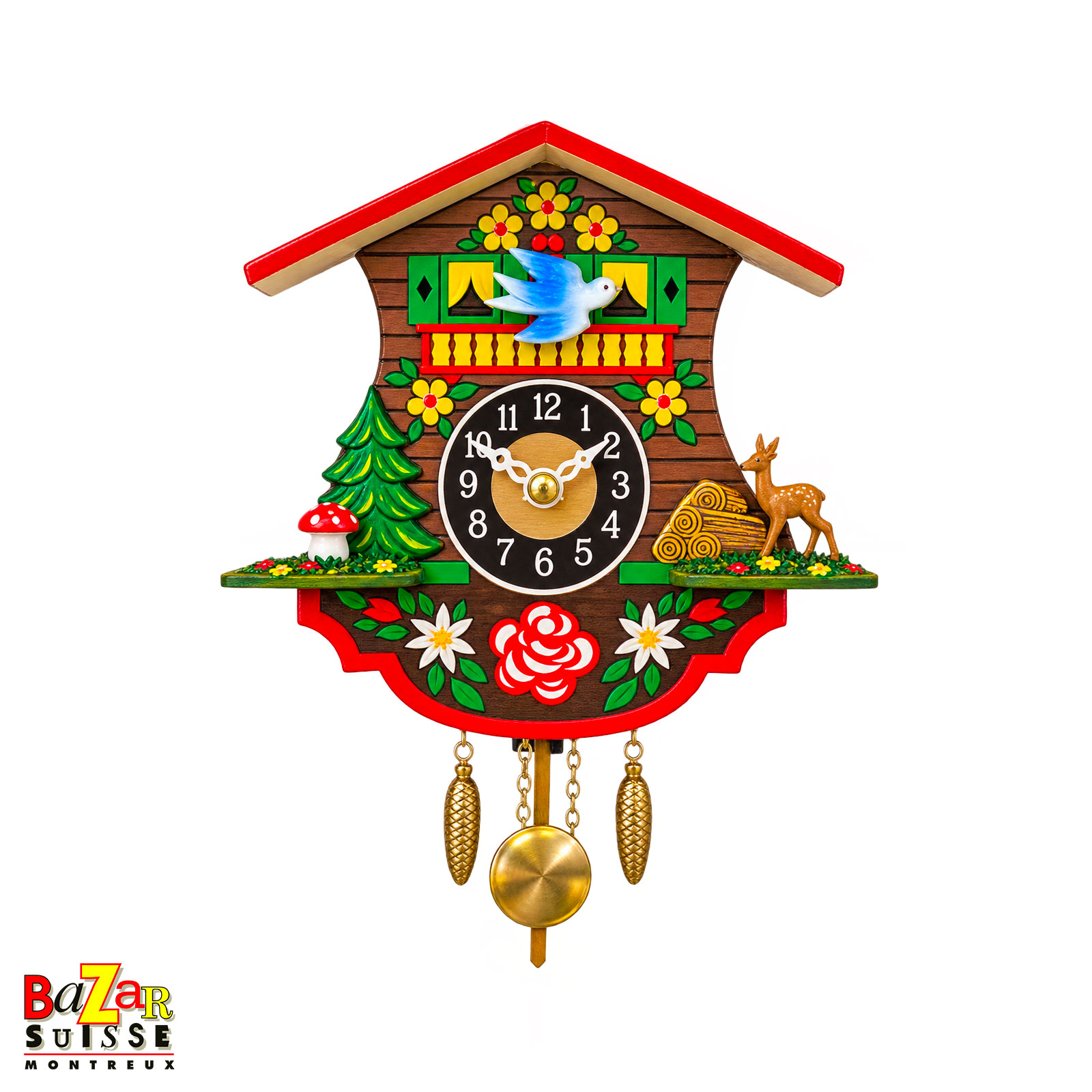 Orologio al quarzo Cuckoolino - 12 cm