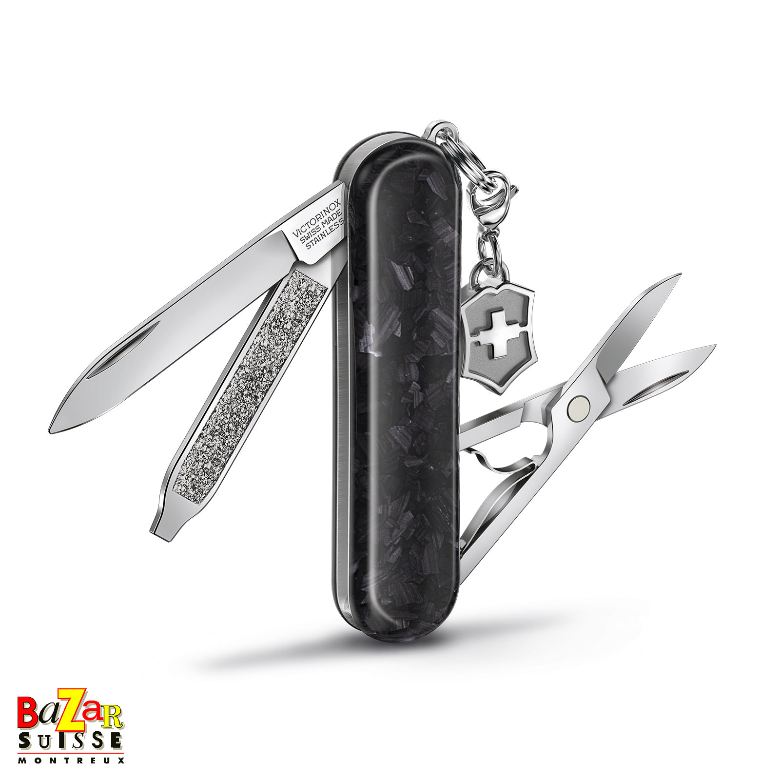 Victorinox Classic SD Brilliant Carbon Swiss Army Knife