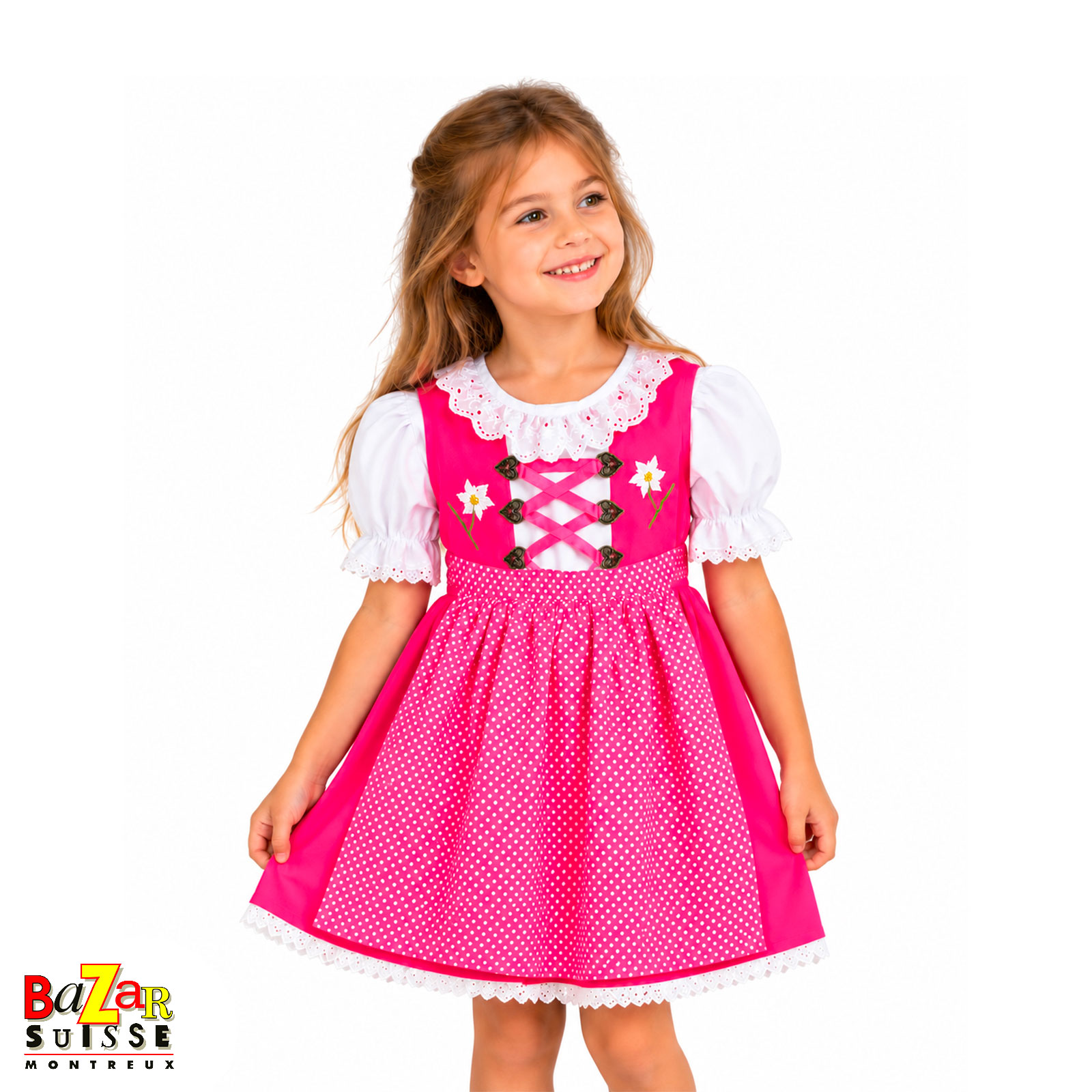 Schweizer Trachtenkleid für Kinder - Heidi