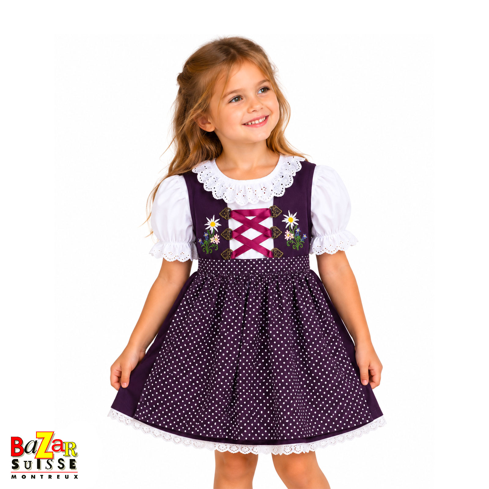 Schweizer Trachtenkleid für Kinder - Emily