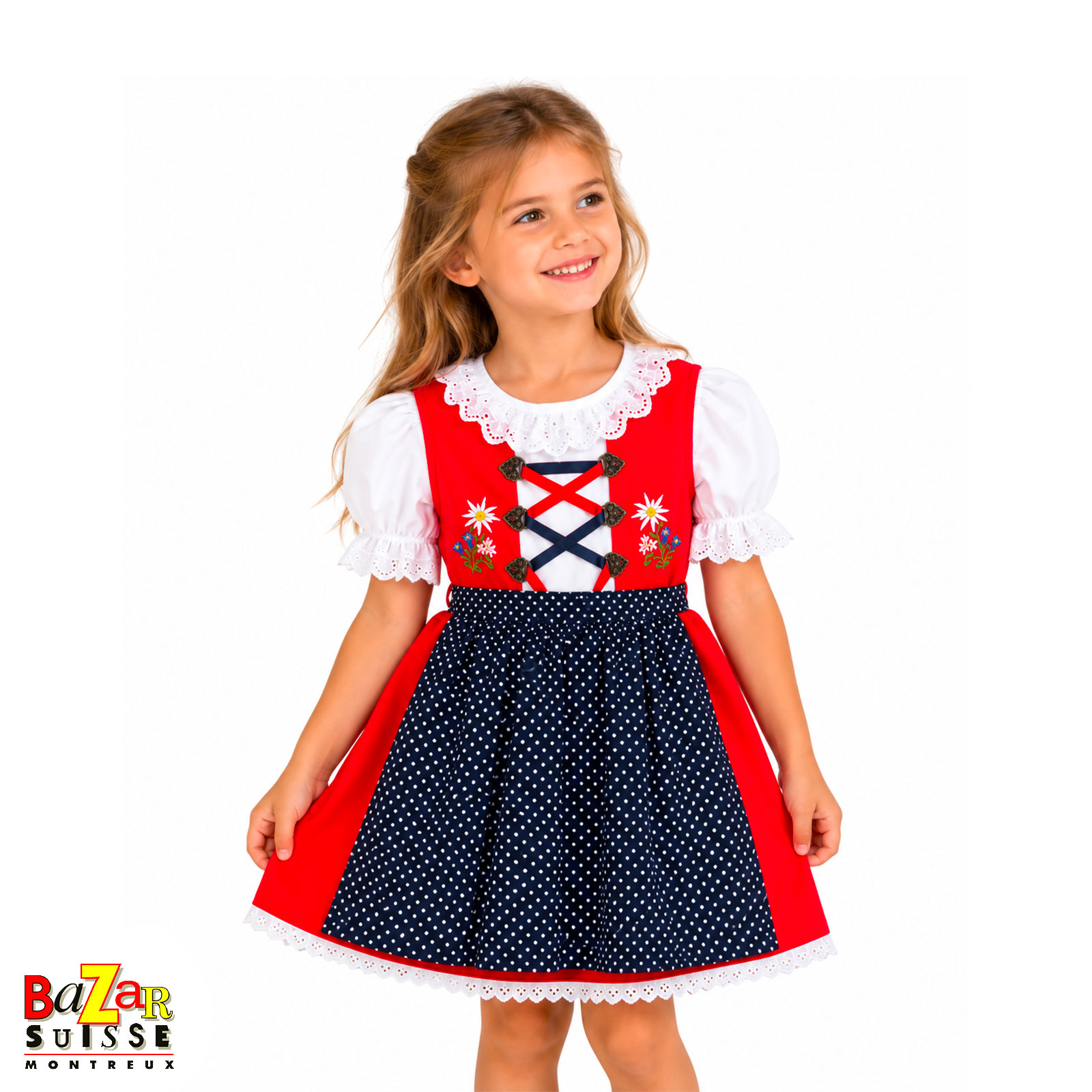 Schweizer Trachtenkleid für Kinder - Julia