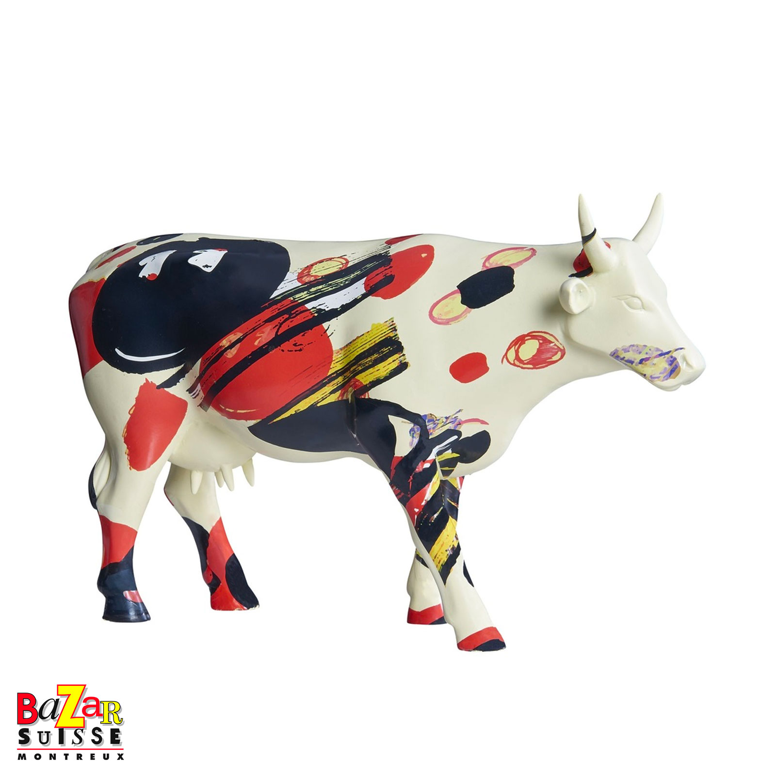 CowParade Bubbles cow figurine - Peio Cauchefert