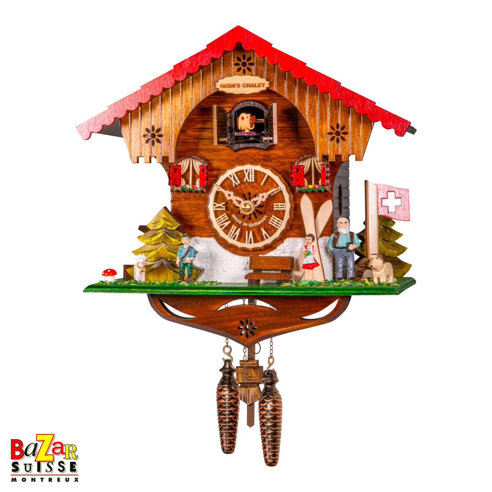 Orologio a cucù al quarzo - Heidi