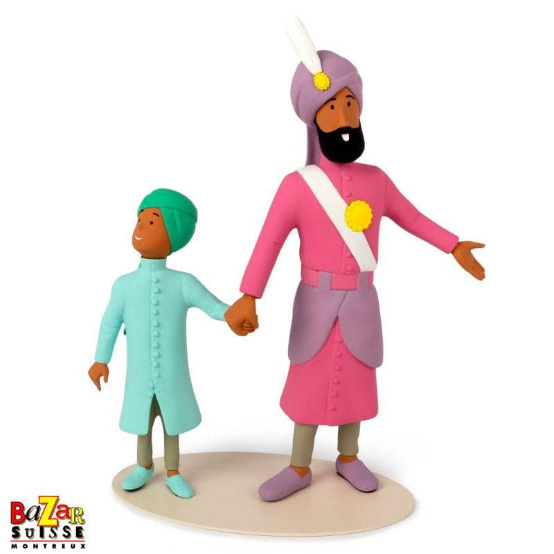 Figurine Tintin – Maharadjah et son fils