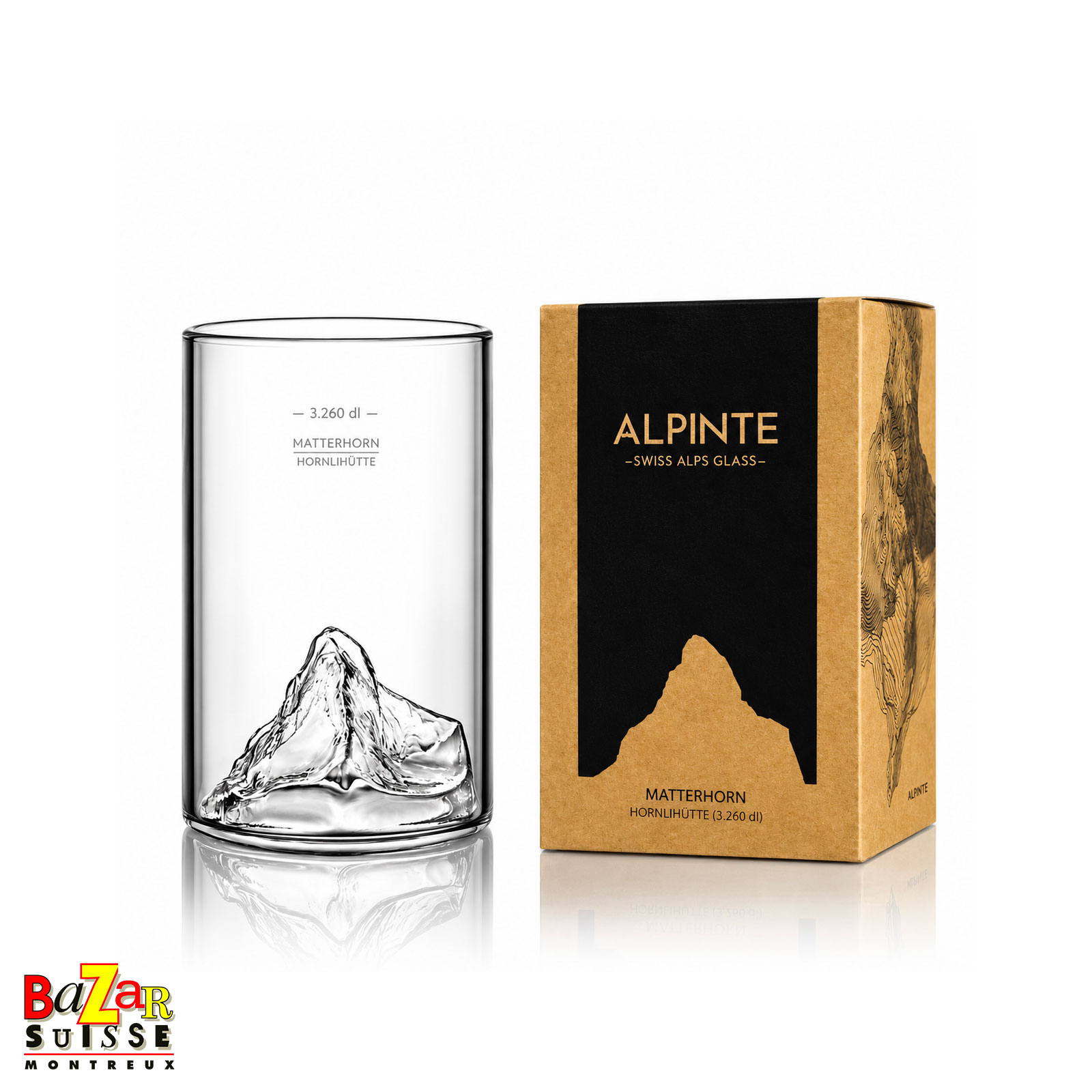 Glas Half-Pinte Matterhorn - Alpinte
