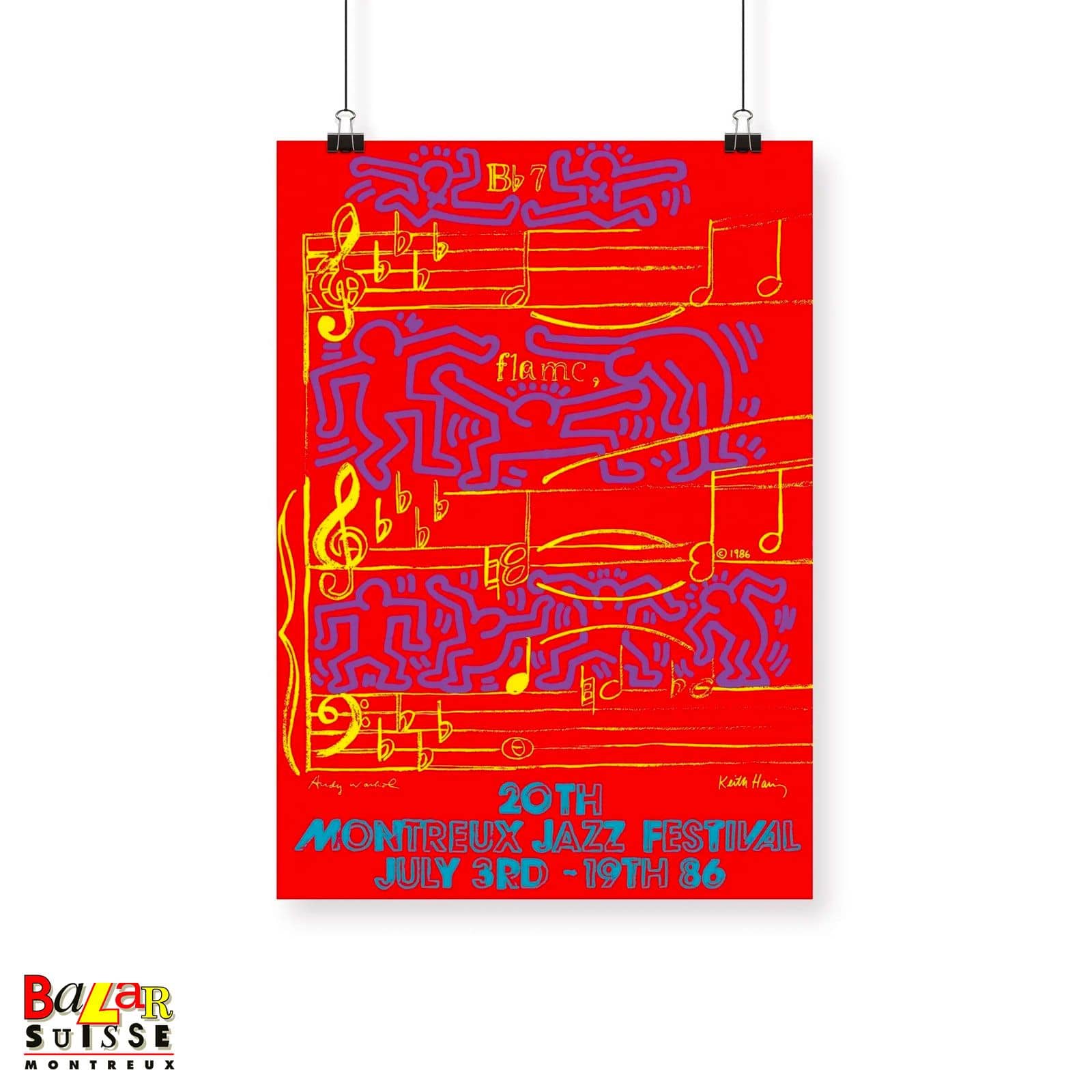 Poster du Montreux Jazz Festival 1986