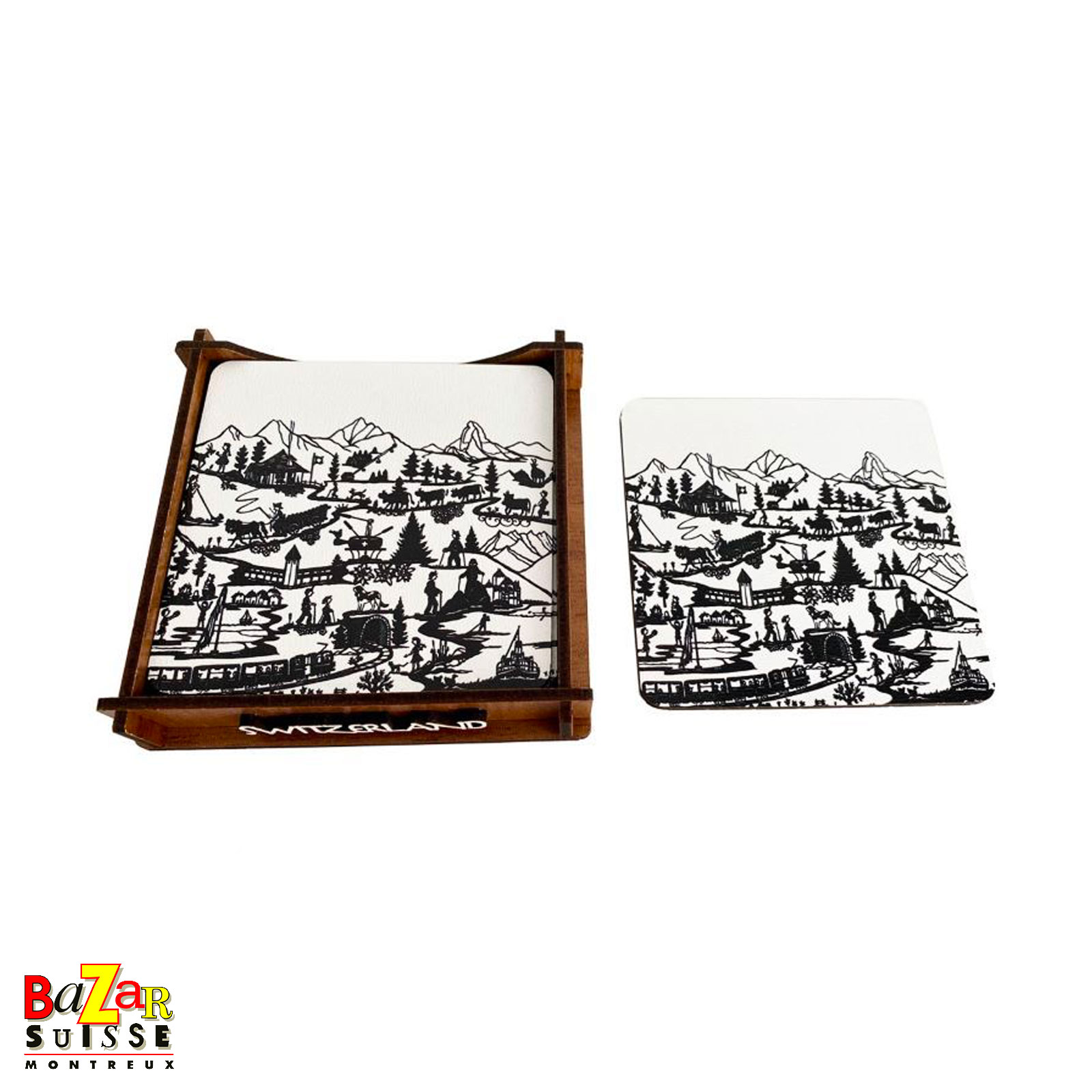 Sottobicchieri Poya - Set da 6, 10 x 10 cm